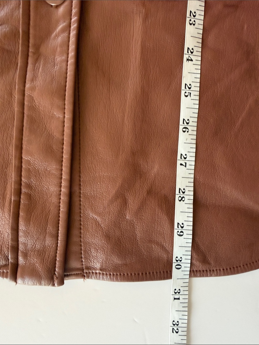 Aritzia Babaton Pelli Vegan Leather Shirt Jacket Brown Size
Small - Picture 9 of 11